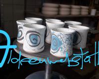 Bild: Espressotassen im Rohzustand bemalt